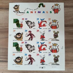 Vintage 2006 USPS “Favorite Children’s Book Animals” 39¢ Stamp Sheet – Mint NH